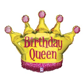 Fóliový balón Birthday Queen