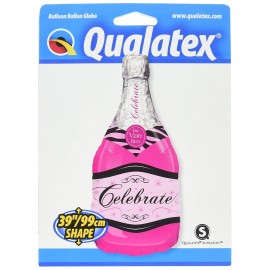 Fóliový balón Ružové šampanské