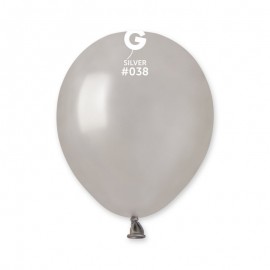 Latexové balóny strieborné 100 ks